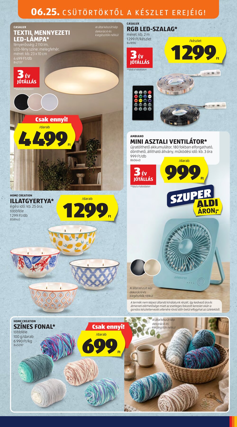 Aldi akciós újság 2026.06.25-től - 3. oldal.