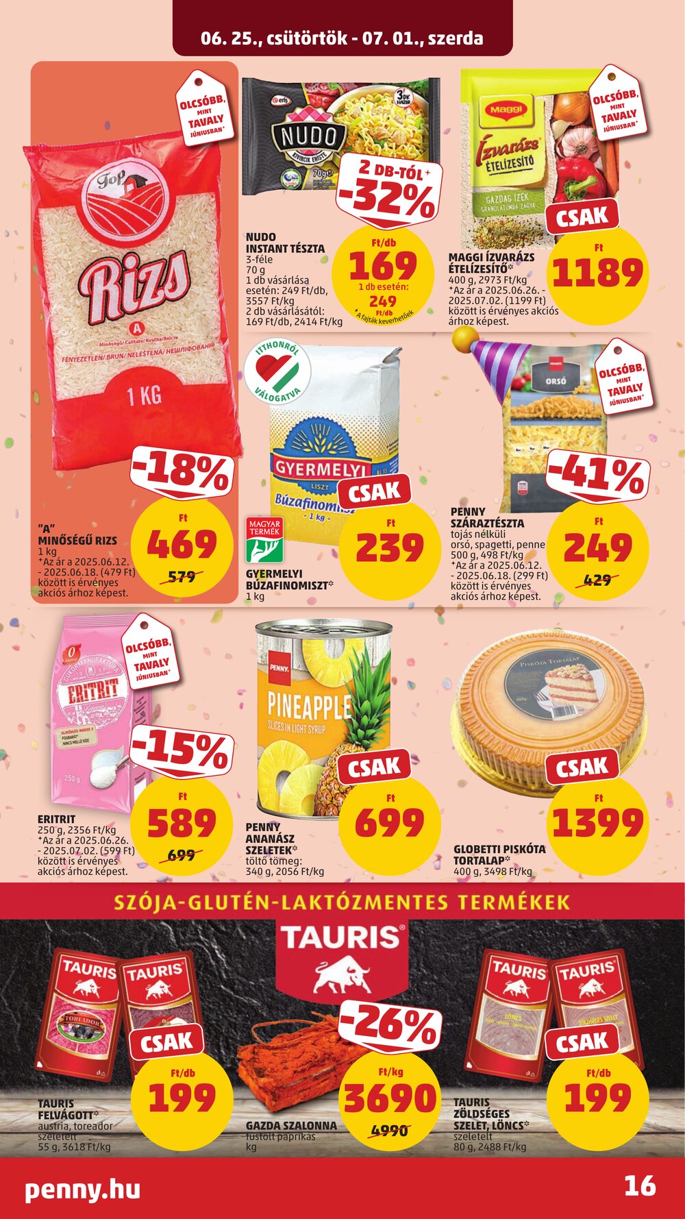 Penny Market akciós újság 2026.06.25-től - 16. oldal.