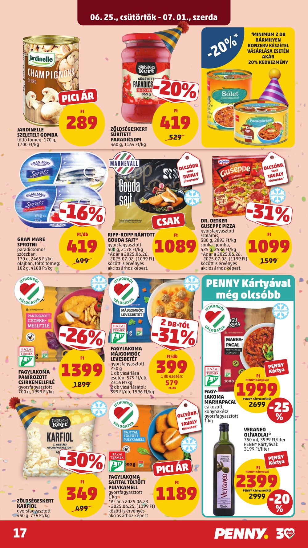 Penny Market akciós újság 2026.06.25-től - 17. oldal.