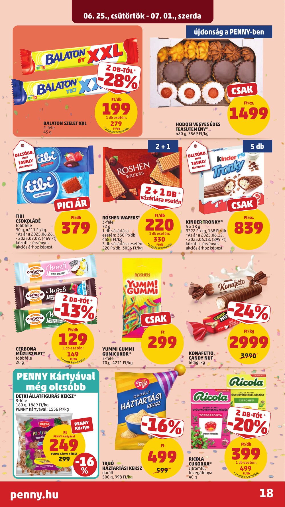 Penny Market akciós újság 2026.06.25-től - 18. oldal.