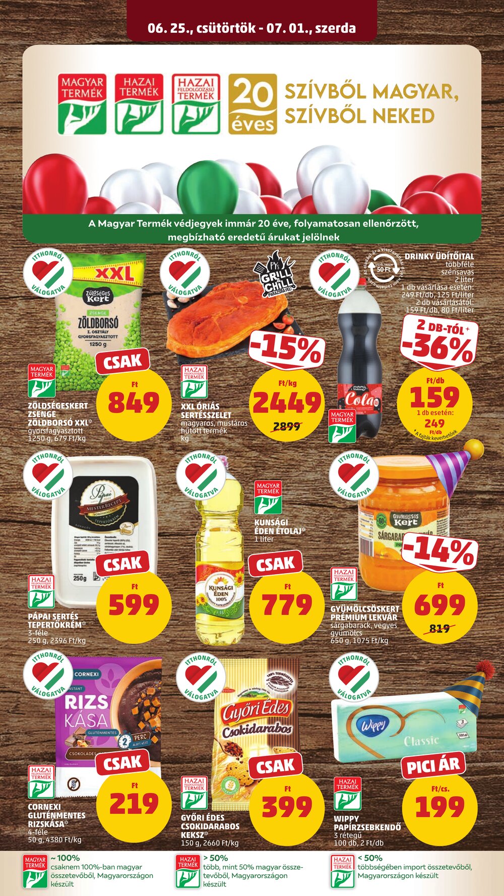 Penny Market akciós újság 2026.06.25-től - 19. oldal.