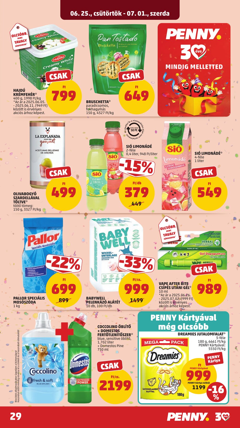 Penny Market akciós újság 2026.06.25-től - 29. oldal.