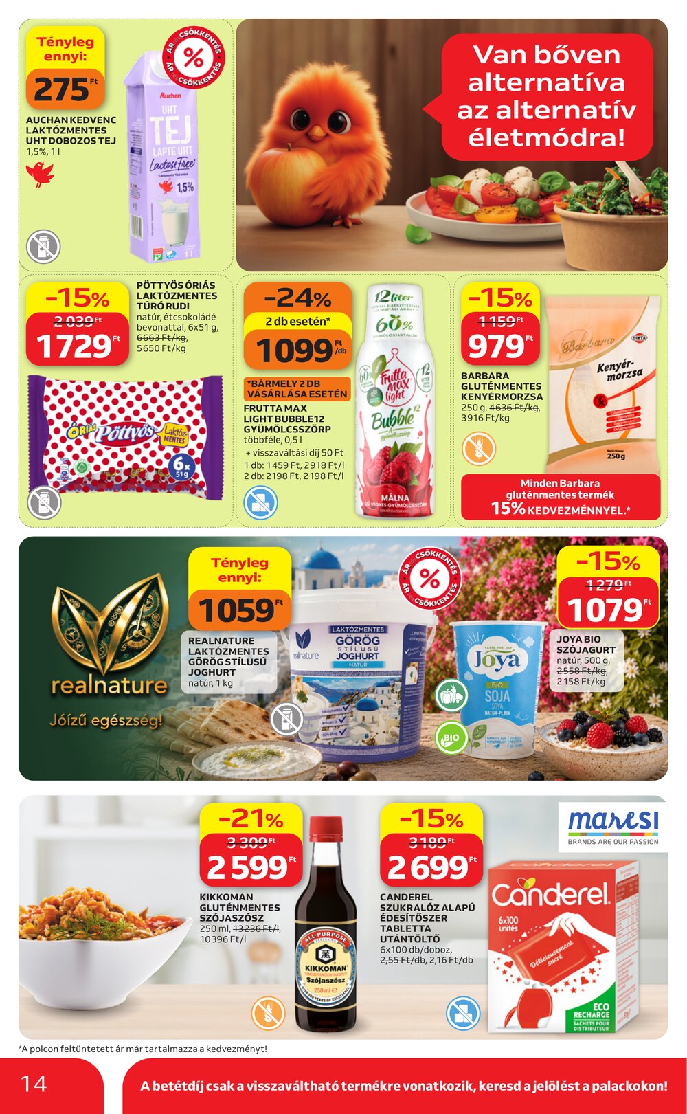 Auchan akciós újság 2026.06.25-től - 14. oldal.