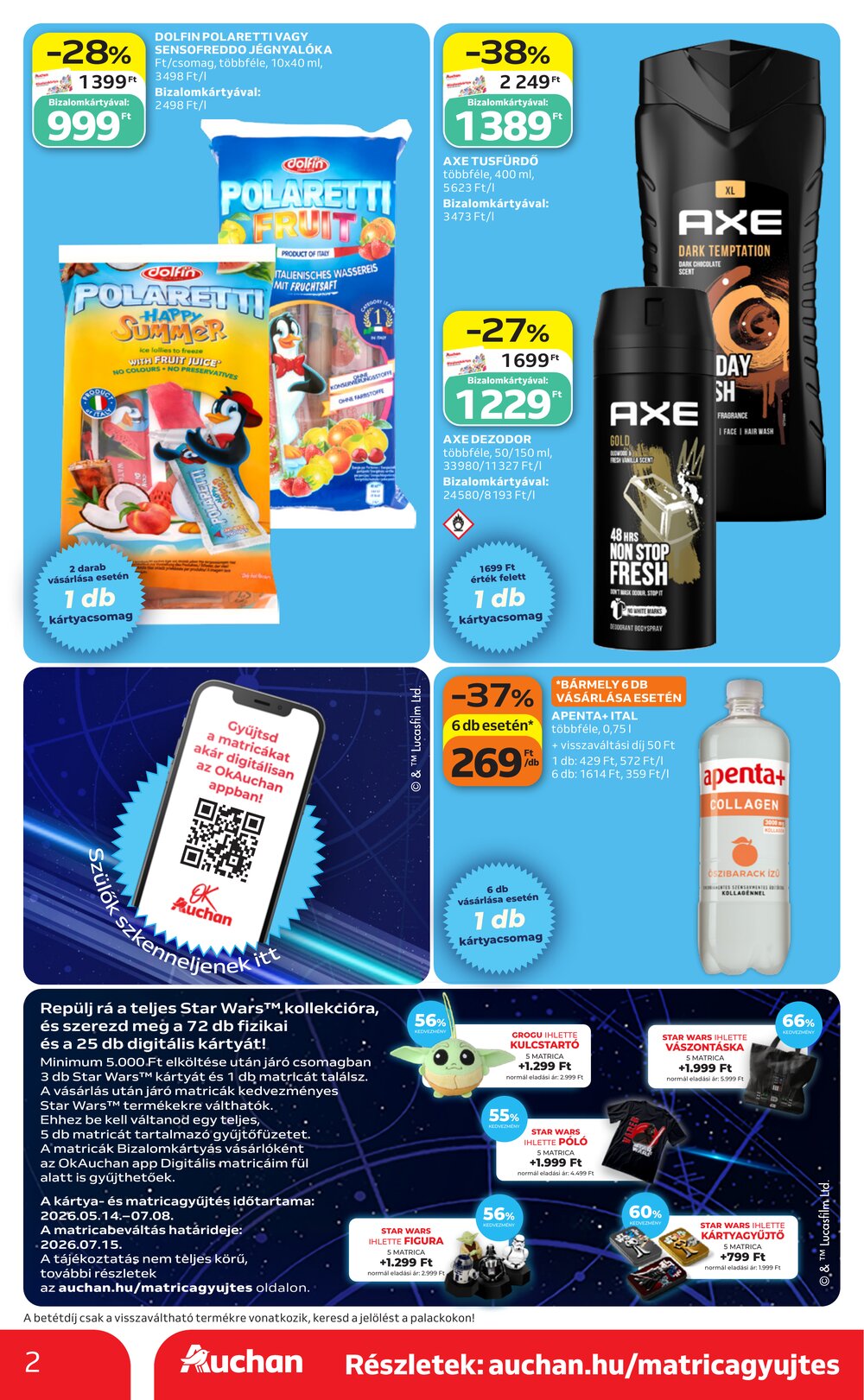 Auchan akciós újság 2026.06.25-től - 2. oldal.