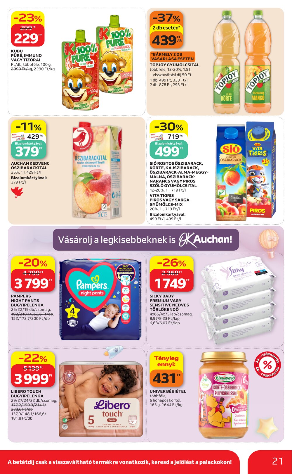 Auchan akciós újság 2026.06.25-től - 21. oldal.