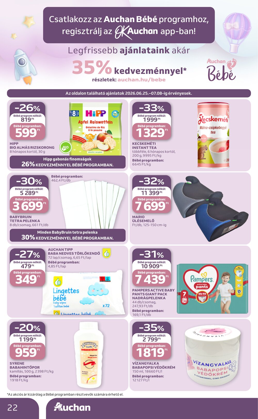 Auchan akciós újság 2026.06.25-től - 22. oldal.