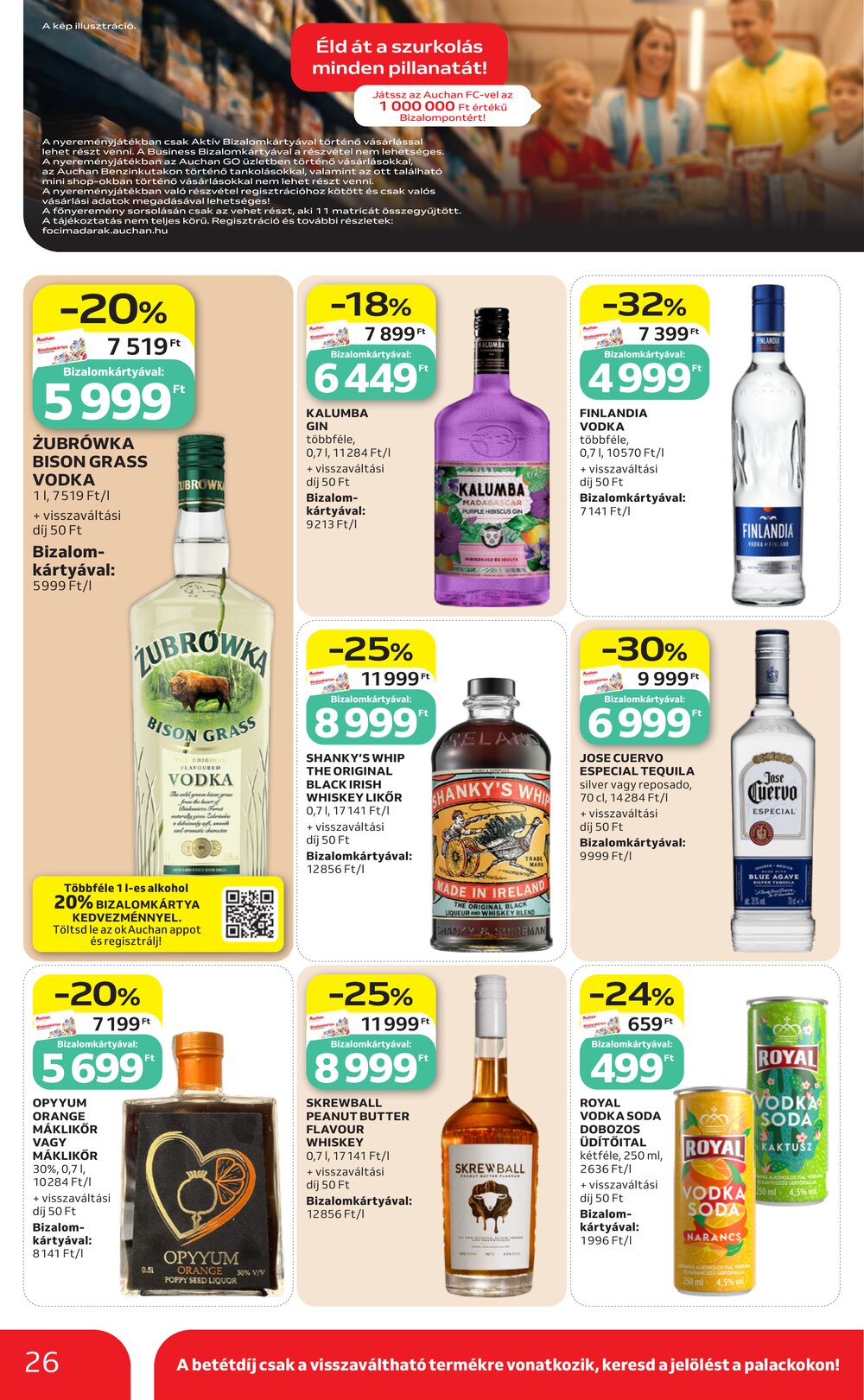 Auchan akciós újság 2026.06.25-től - 26. oldal.