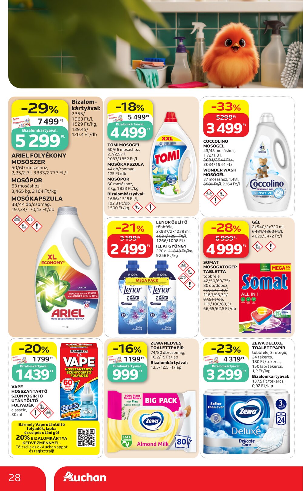 Auchan akciós újság 2026.06.25-től - 28. oldal.