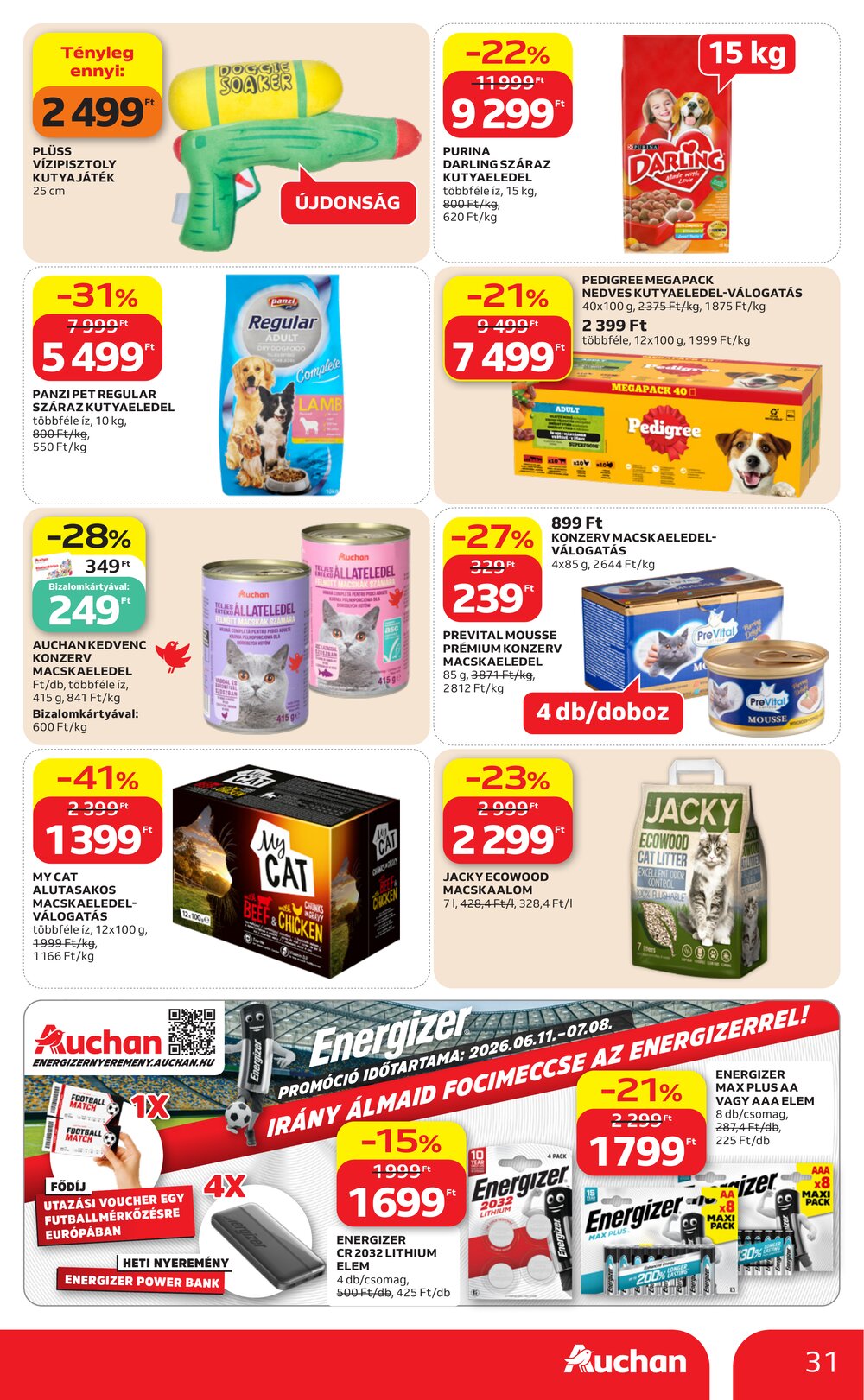 Auchan akciós újság 2026.06.25-től - 31. oldal.
