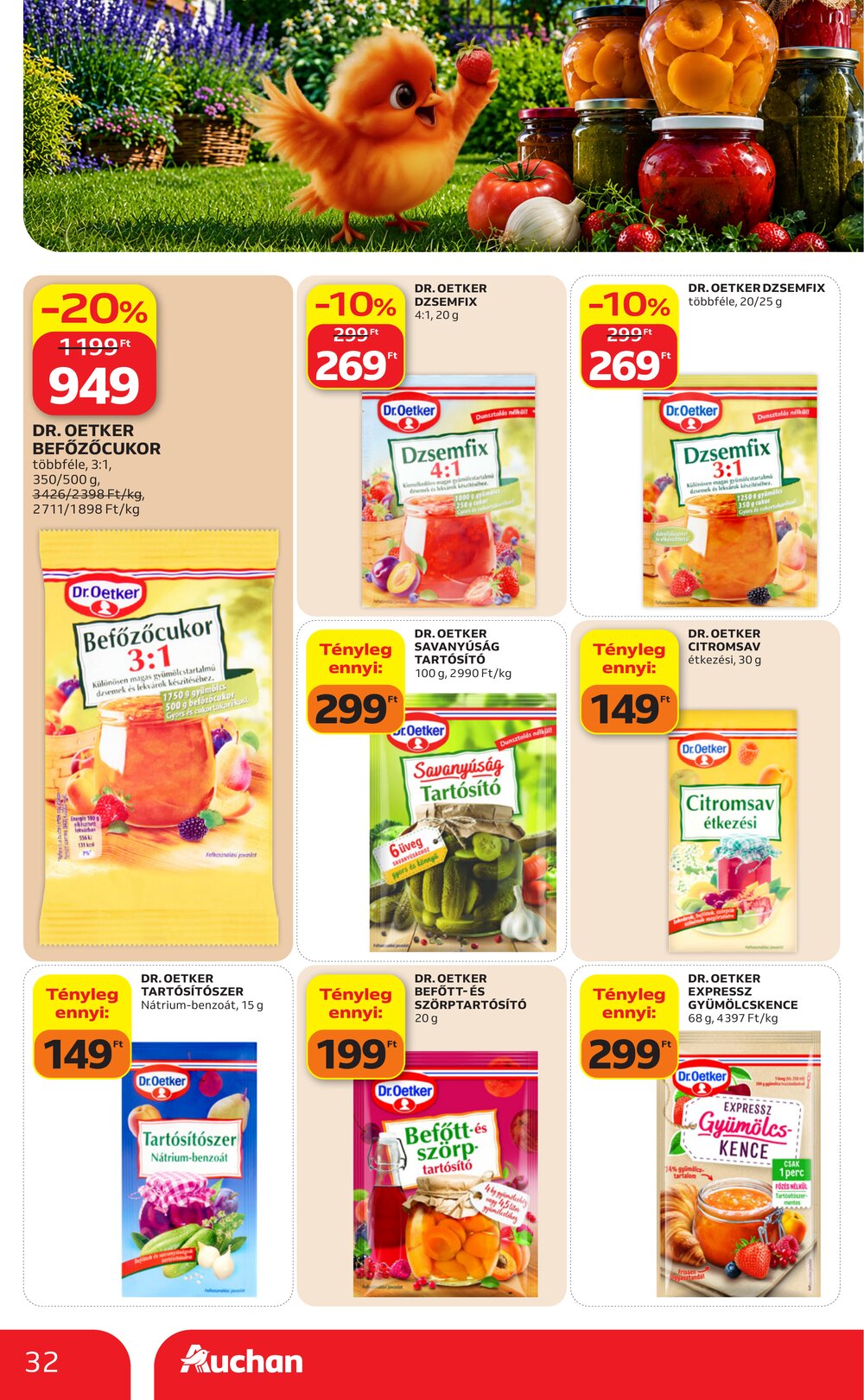 Auchan akciós újság 2026.06.25-től - 32. oldal.