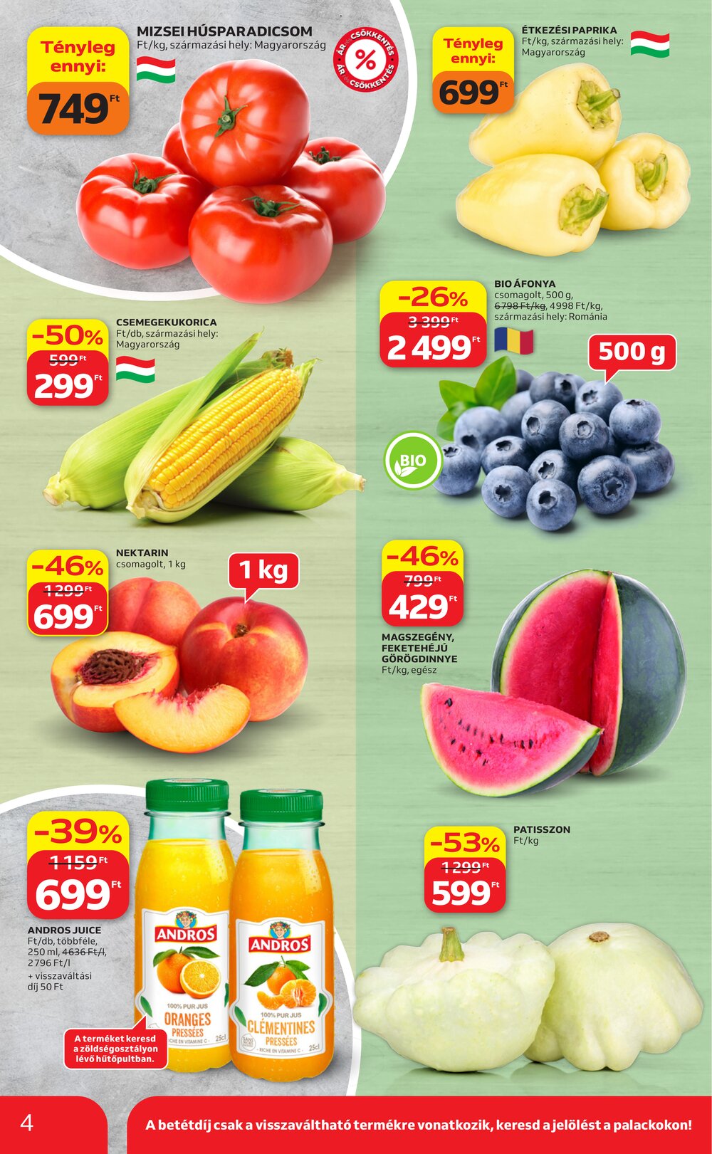 Auchan akciós újság 2026.06.25-től - 4. oldal.