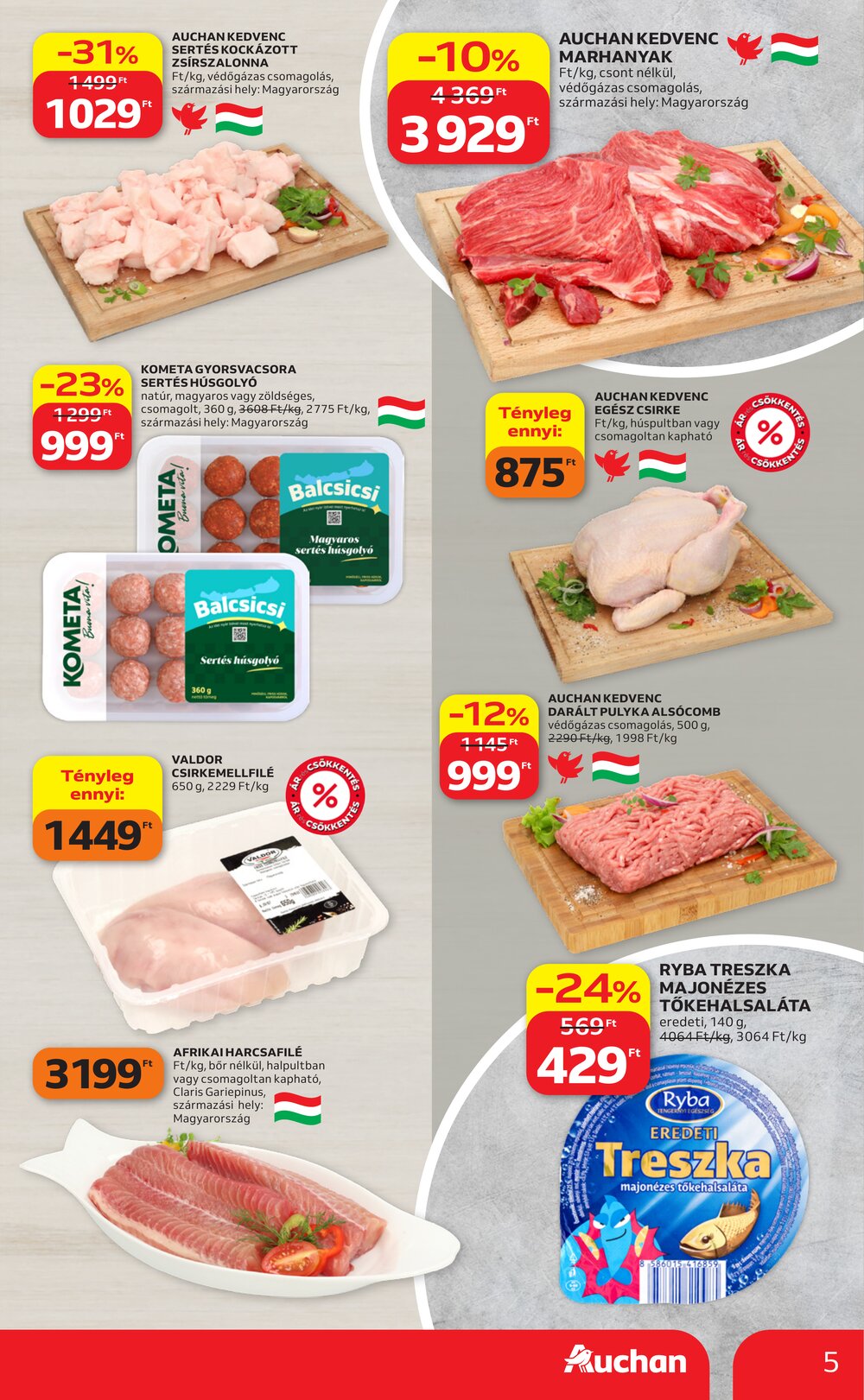 Auchan akciós újság 2026.06.25-től - 5. oldal.
