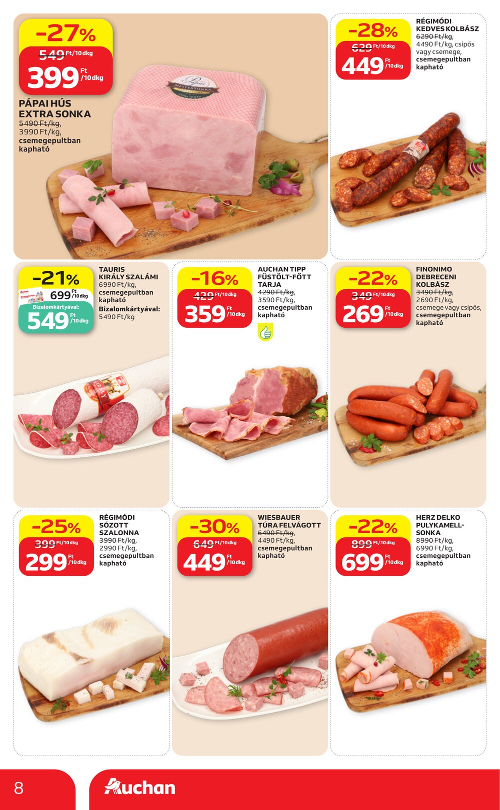 Auchan akciós újság 2026.06.25-től - 8. oldal.
