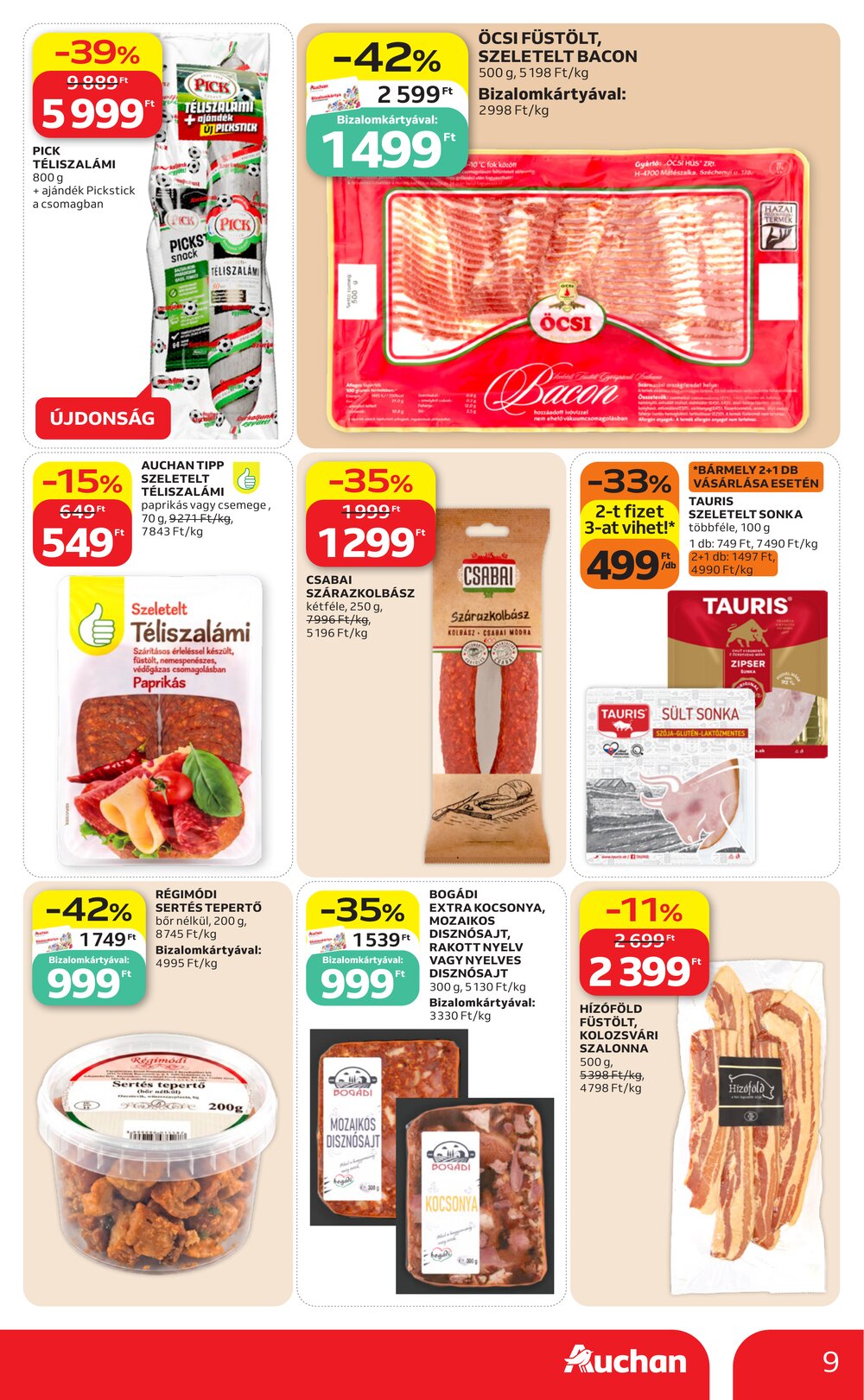 Auchan akciós újság 2026.06.25-től - 9. oldal.