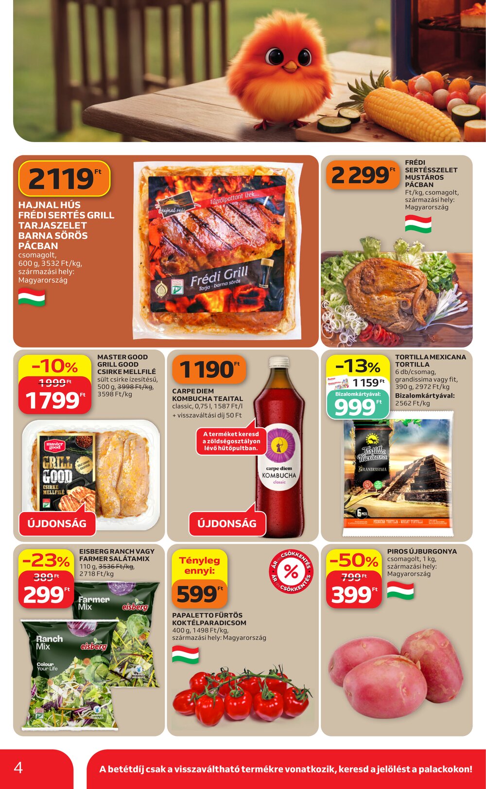 Auchan akciós újság 2026.06.25-től - 4. oldal.