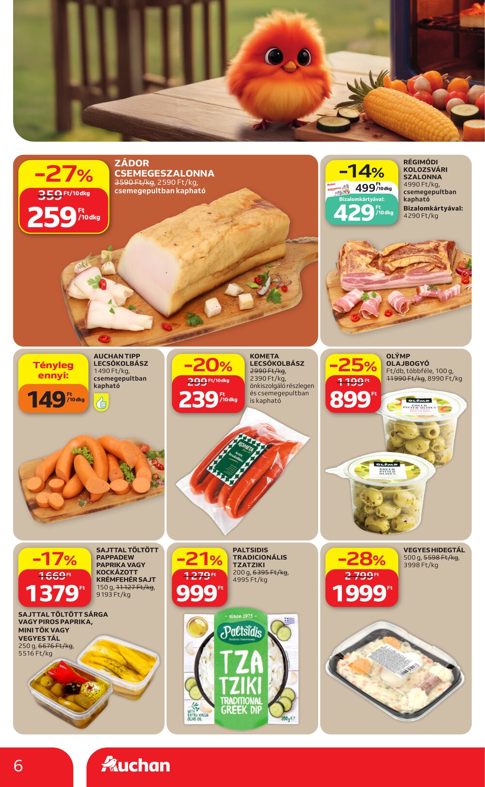 Auchan akciós újság 2026.06.25-től - 6. oldal.