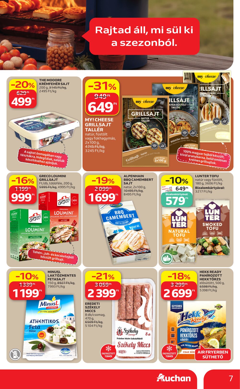 Auchan akciós újság 2026.06.25-től - 7. oldal.