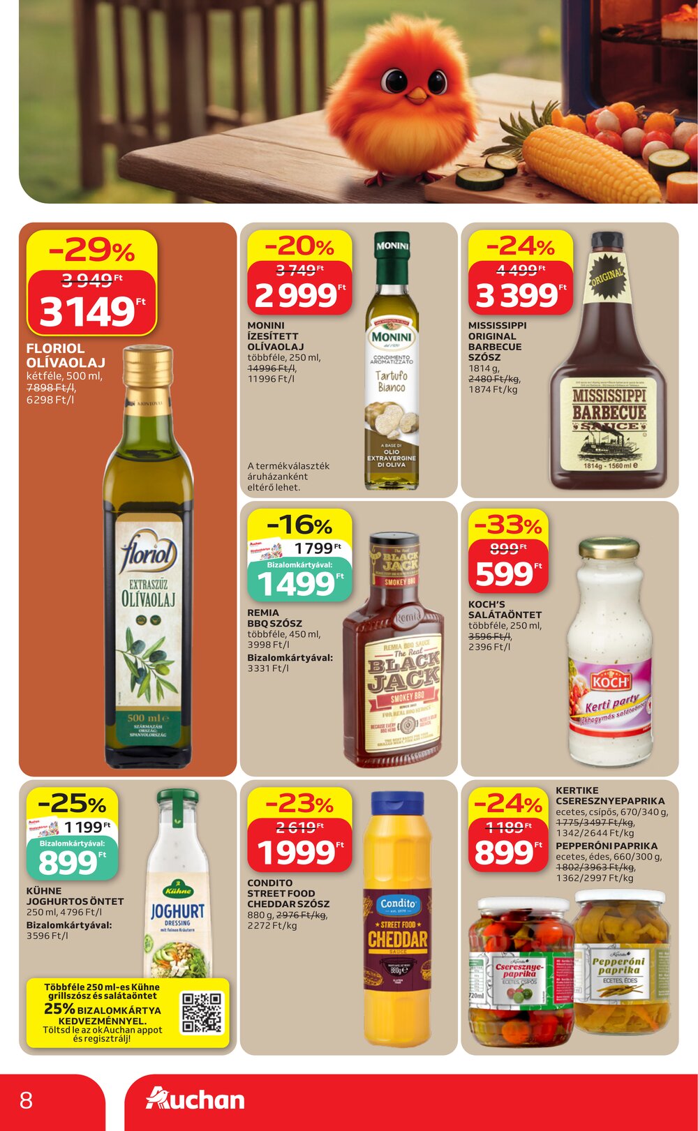 Auchan akciós újság 2026.06.25-től - 8. oldal.