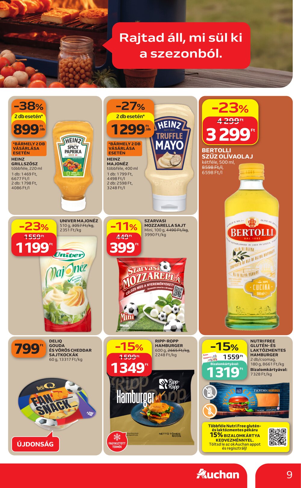 Auchan akciós újság 2026.06.25-től - 9. oldal.