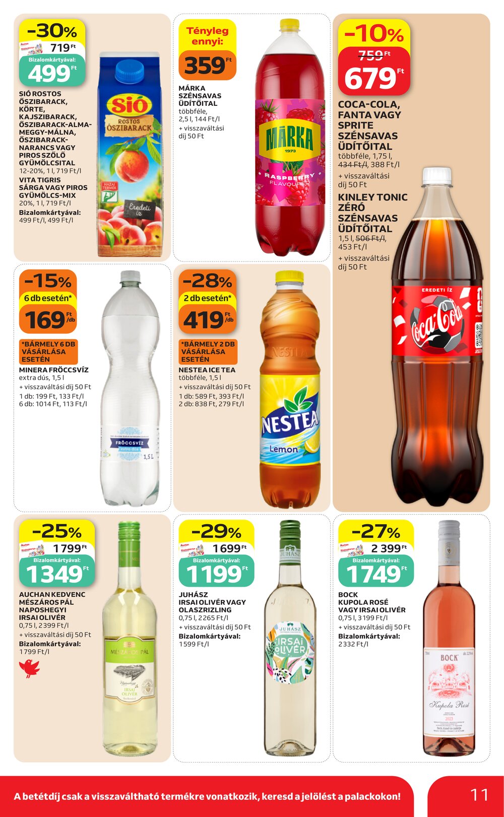 Auchan akciós újság 2026.06.25-től - 11. oldal.