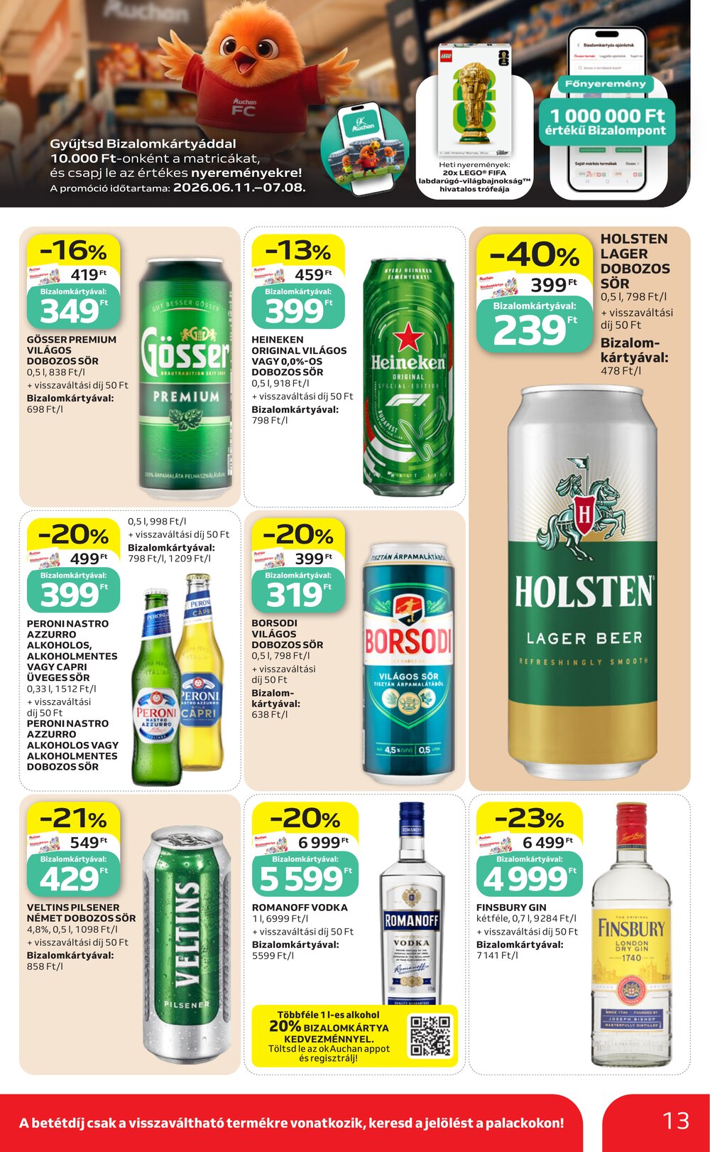 Auchan akciós újság 2026.06.25-től - 13. oldal.