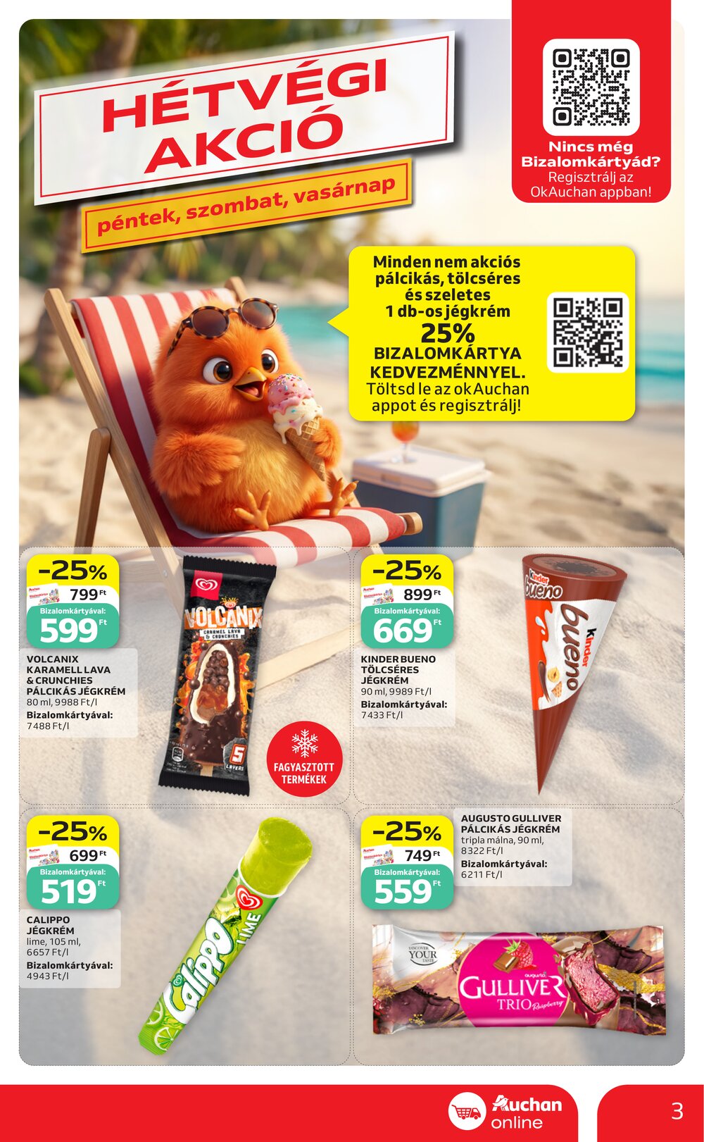 Auchan akciós újság 2026.06.25-től - 3. oldal.