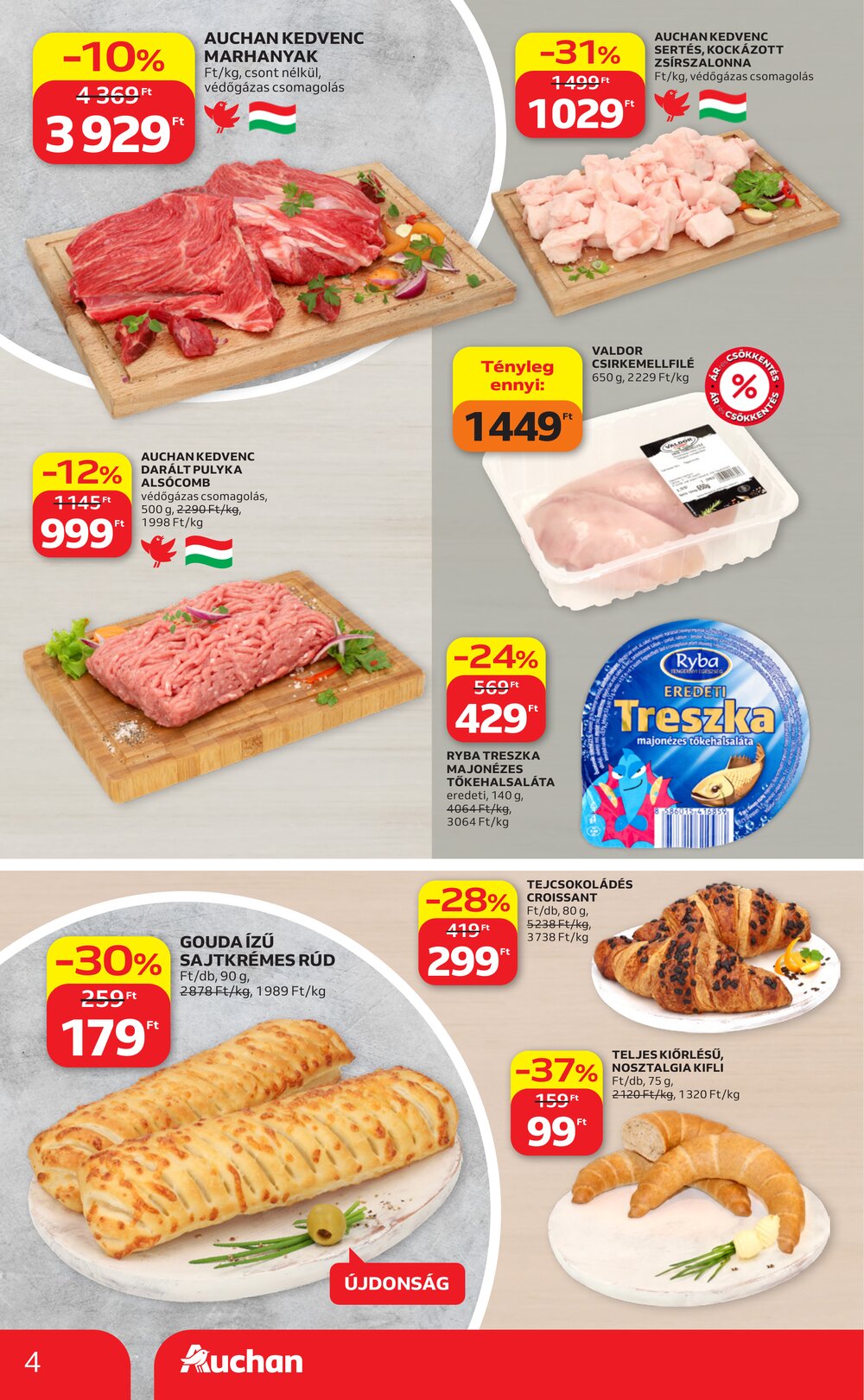 Auchan akciós újság 2026.06.25-től - 4. oldal.