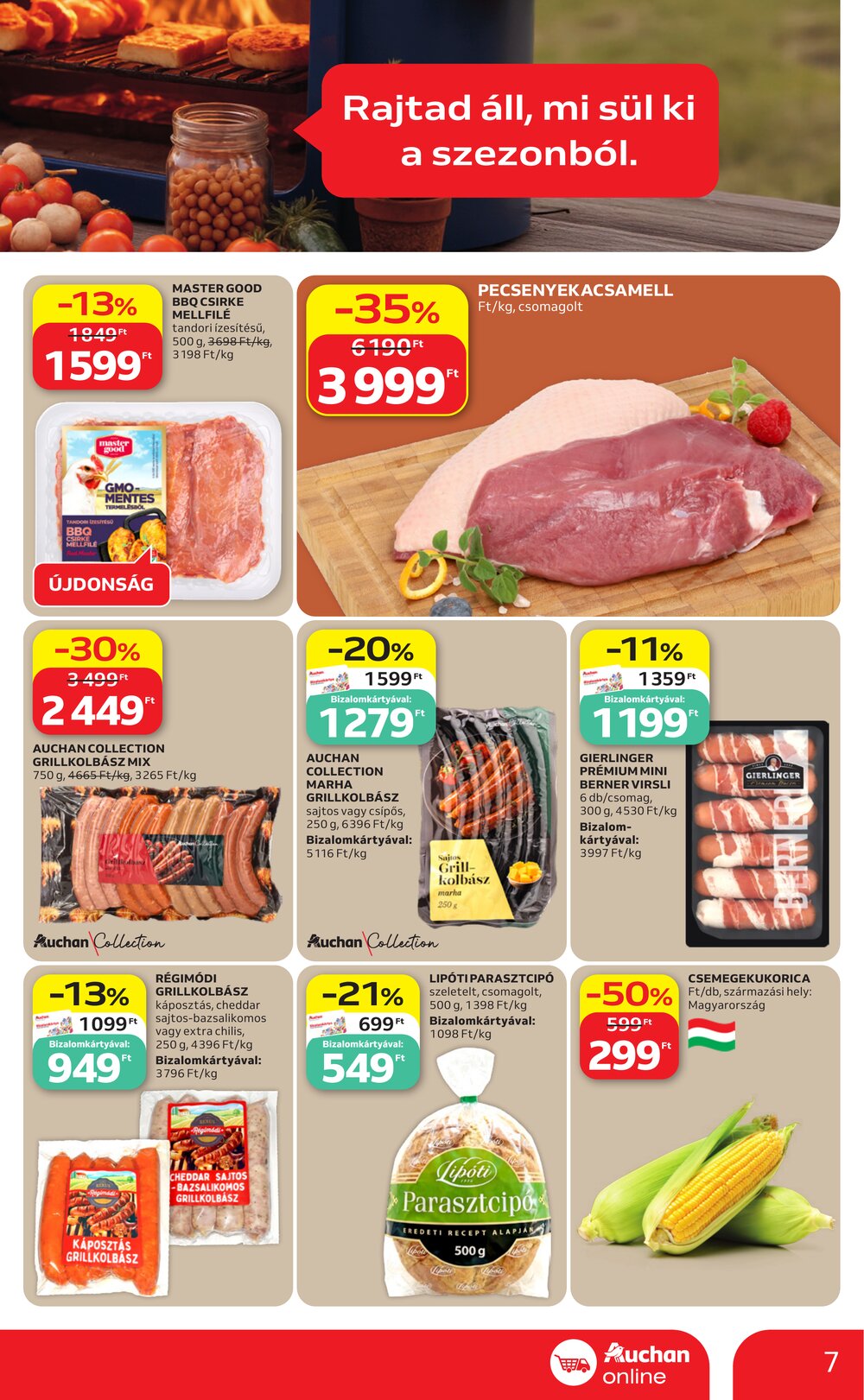 Auchan akciós újság 2026.06.25-től - 7. oldal.