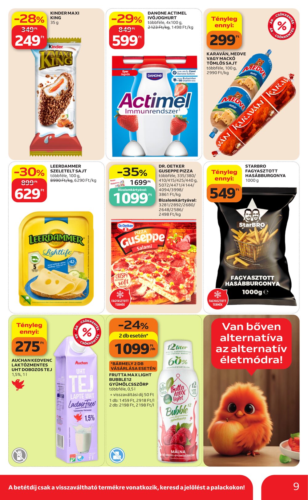 Auchan akciós újság 2026.06.25-től - 9. oldal.