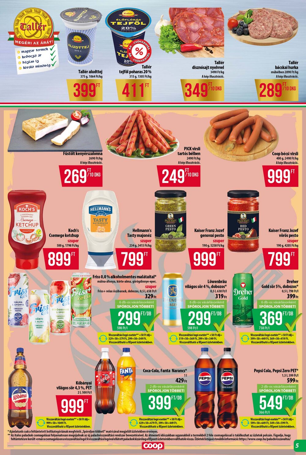 Coop akciós újság 2026.06.25-től - 5. oldal.