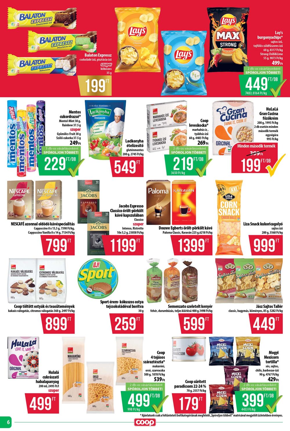 Coop akciós újság 2026.06.25-től - 6. oldal.