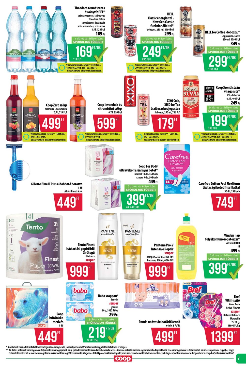 Coop akciós újság 2026.06.25-től - 7. oldal.