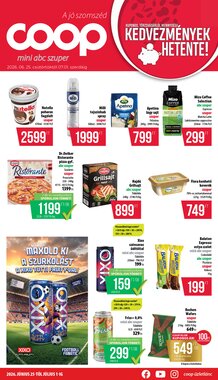 Coop akciós újság 2026.06.25-től