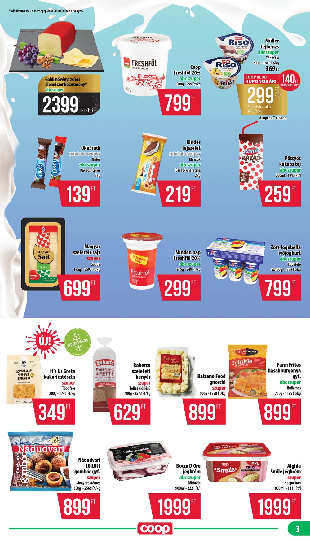 Coop akciós újság 2026.06.25-től - 3. oldal.