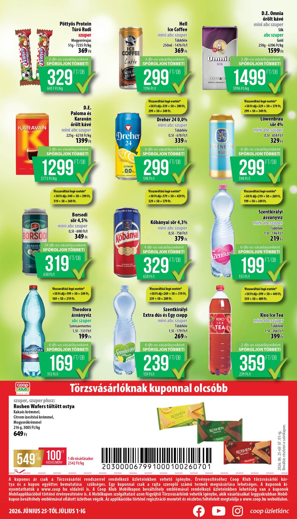 Coop akciós újság 2026.06.25-től - 8. oldal.
