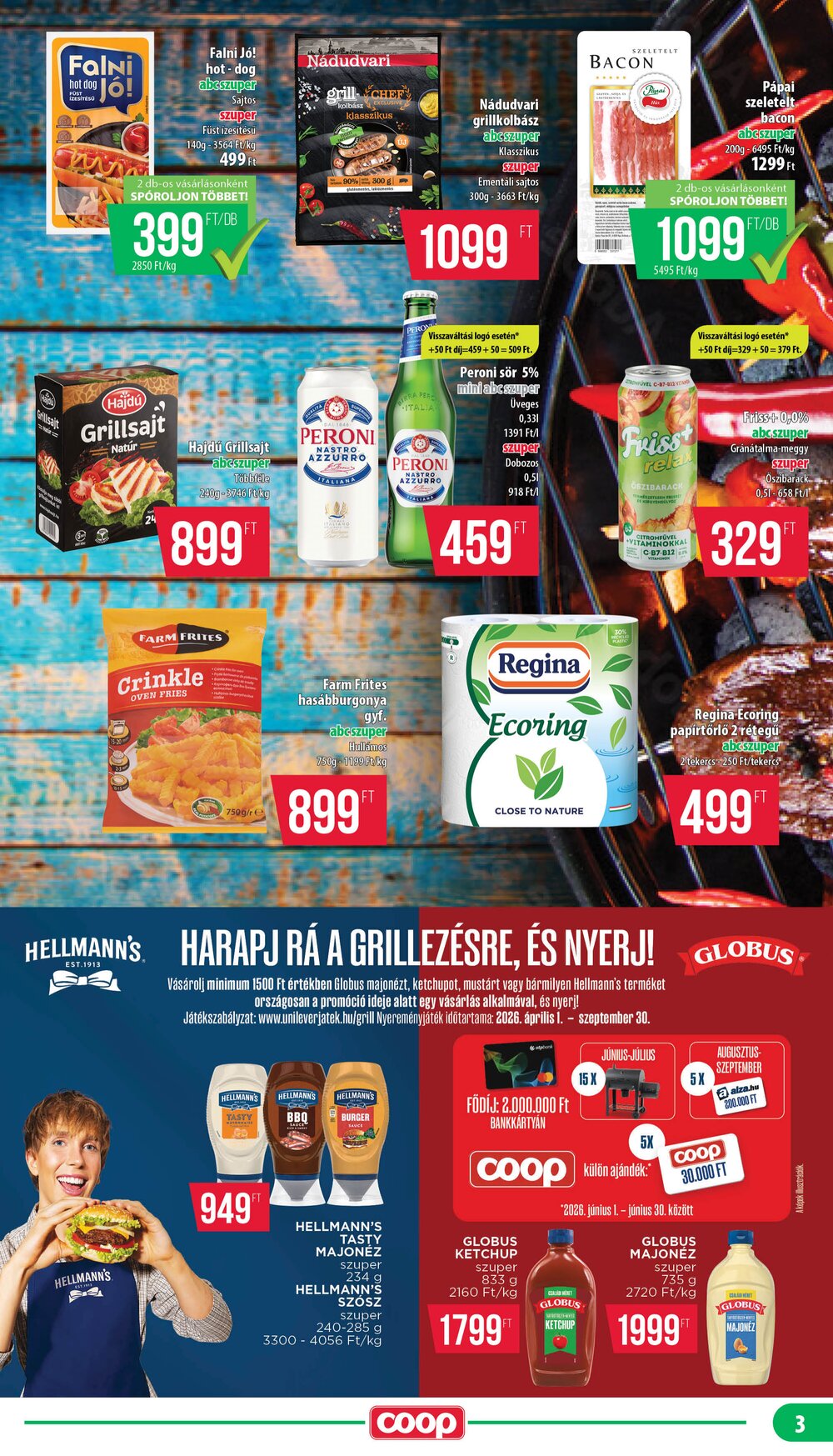 Coop akciós újság 2026.06.25-től - 3. oldal.