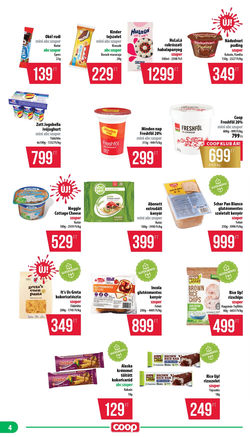 Coop akciós újság 2026.06.25-től - 4. oldal.