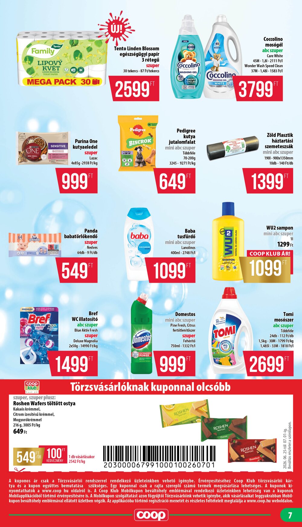 Coop akciós újság 2026.06.25-től - 7. oldal.