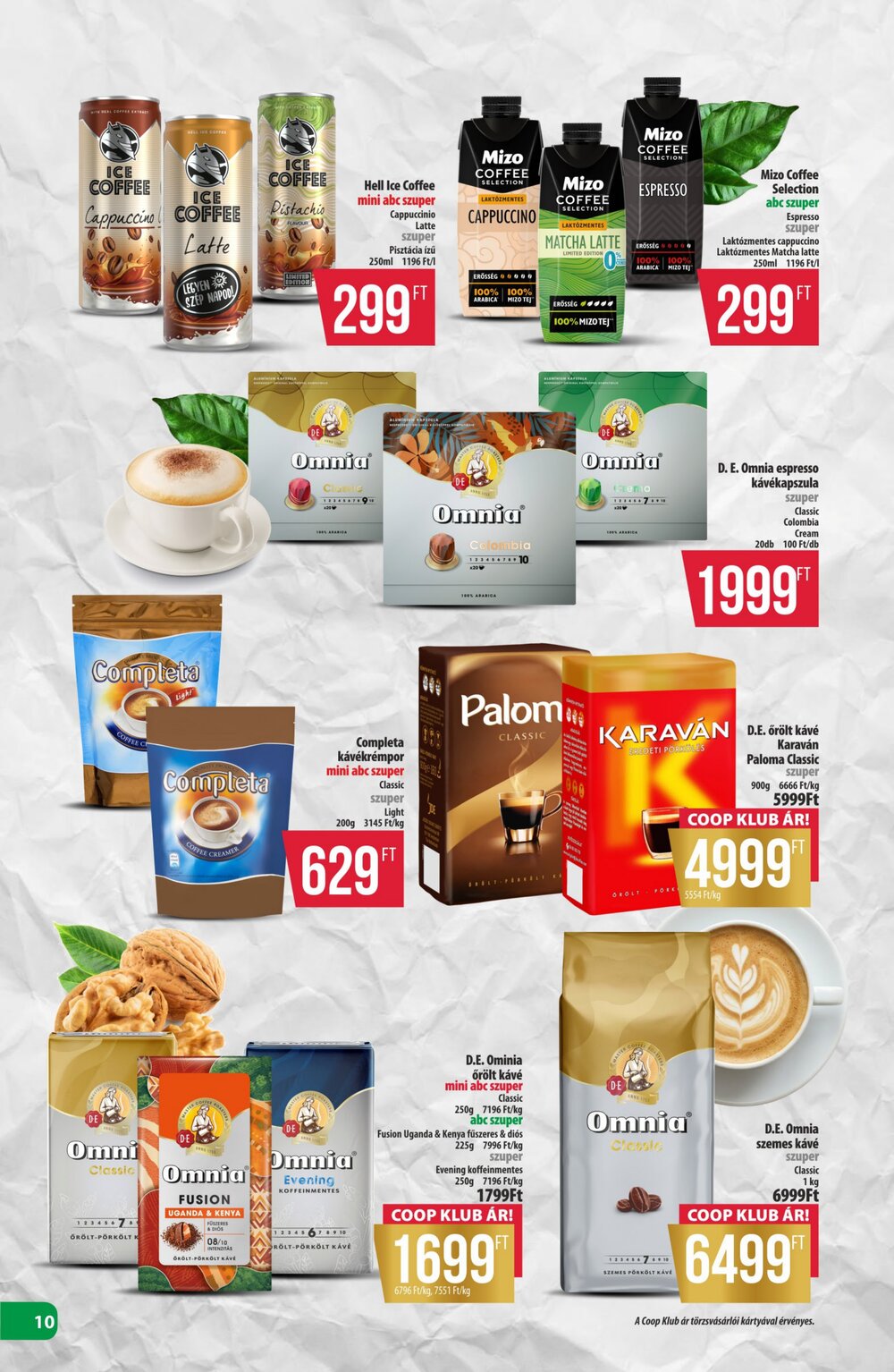Coop akciós újság 2026.06.25-től - 10. oldal.