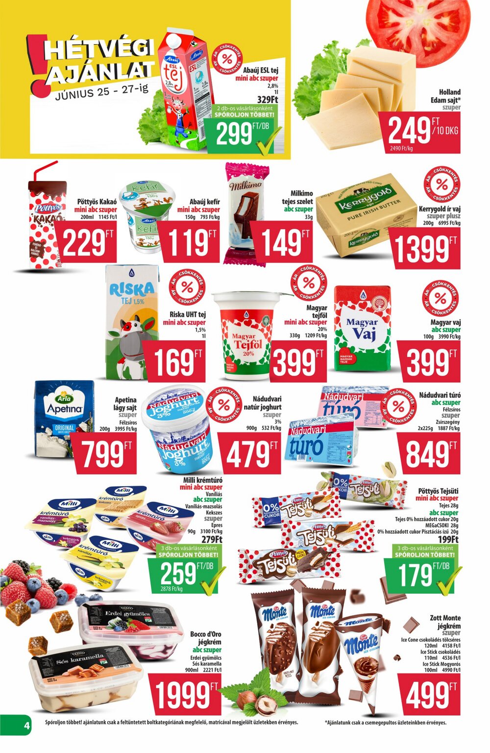 Coop akciós újság 2026.06.25-től - 4. oldal.