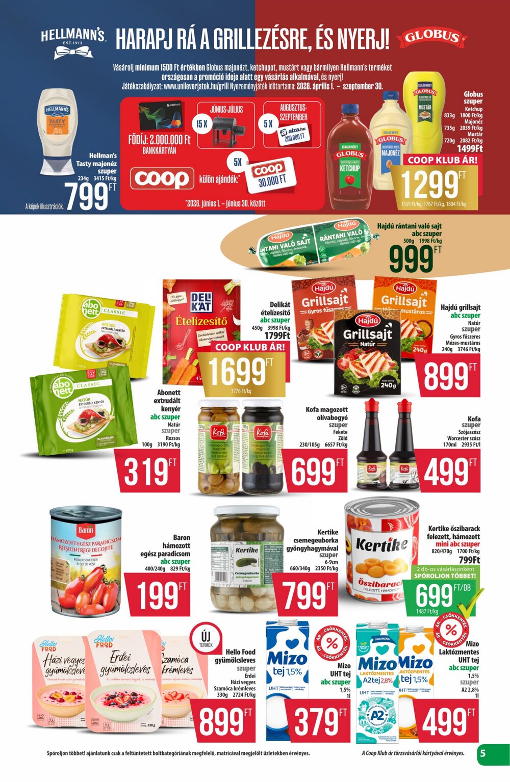 Coop akciós újság 2026.06.25-től - 5. oldal.