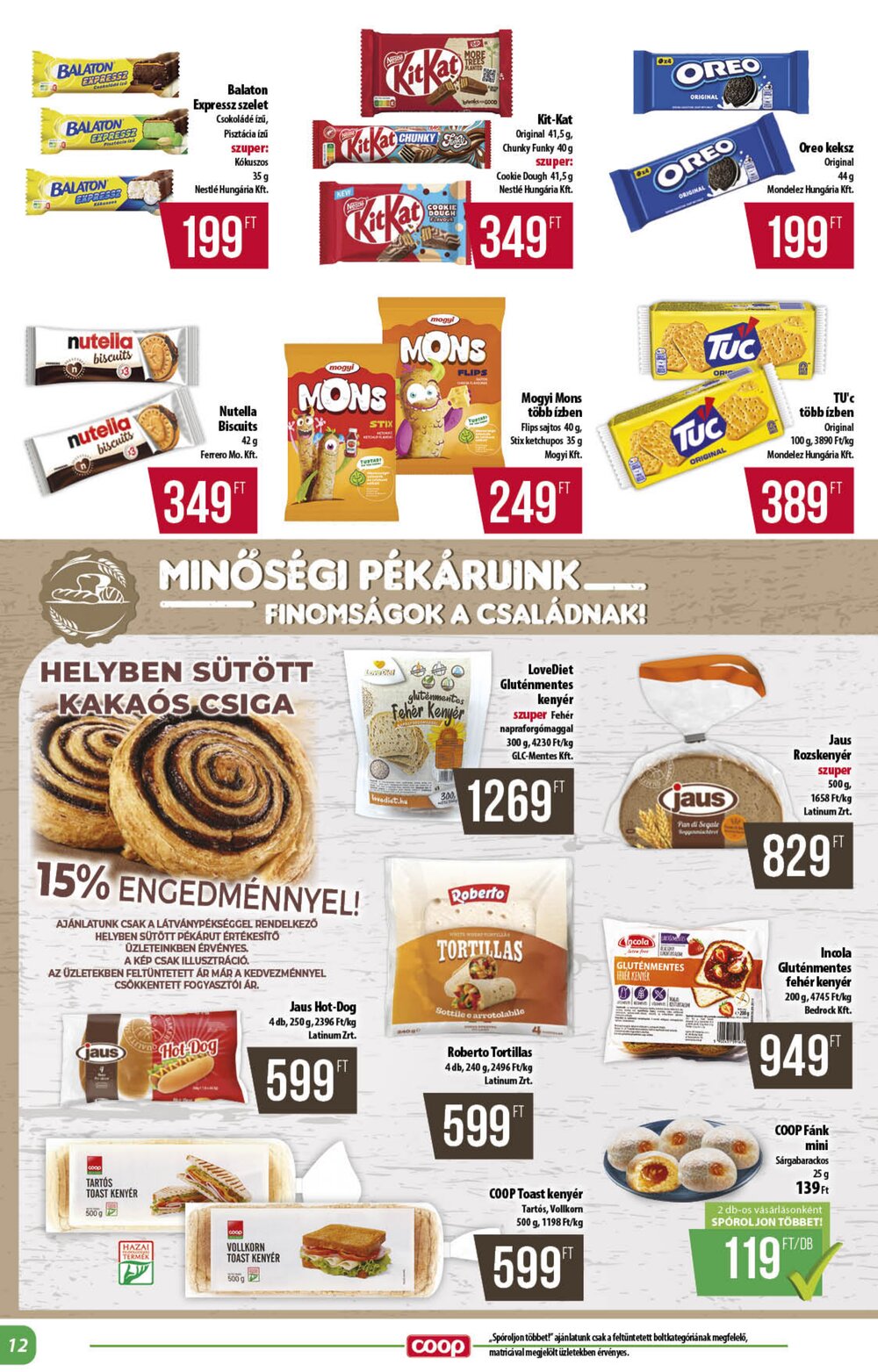 Coop akciós újság 2026.06.25-től - 12. oldal.