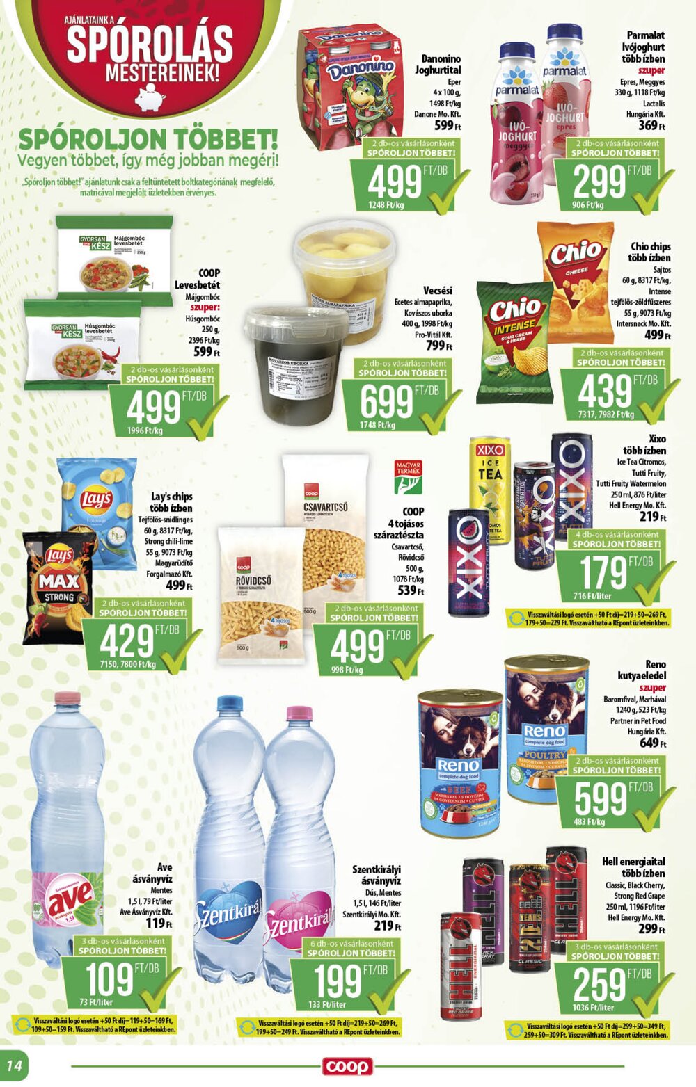 Coop akciós újság 2026.06.25-től - 14. oldal.