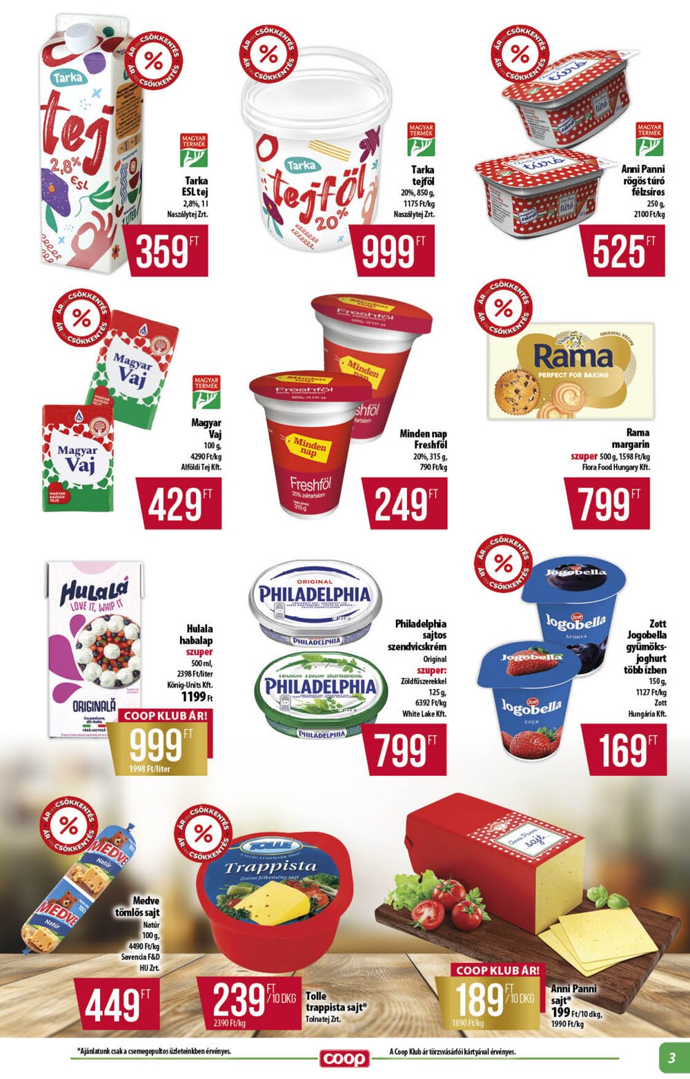 Coop akciós újság 2026.06.25-től - 3. oldal.