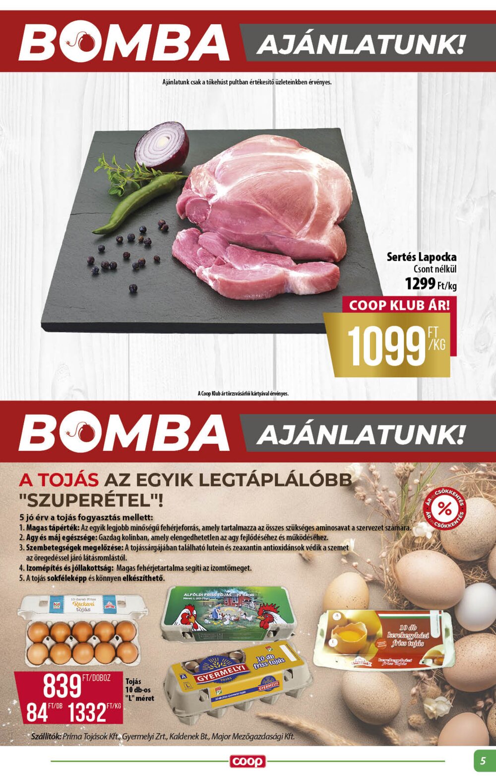 Coop akciós újság 2026.06.25-től - 5. oldal.
