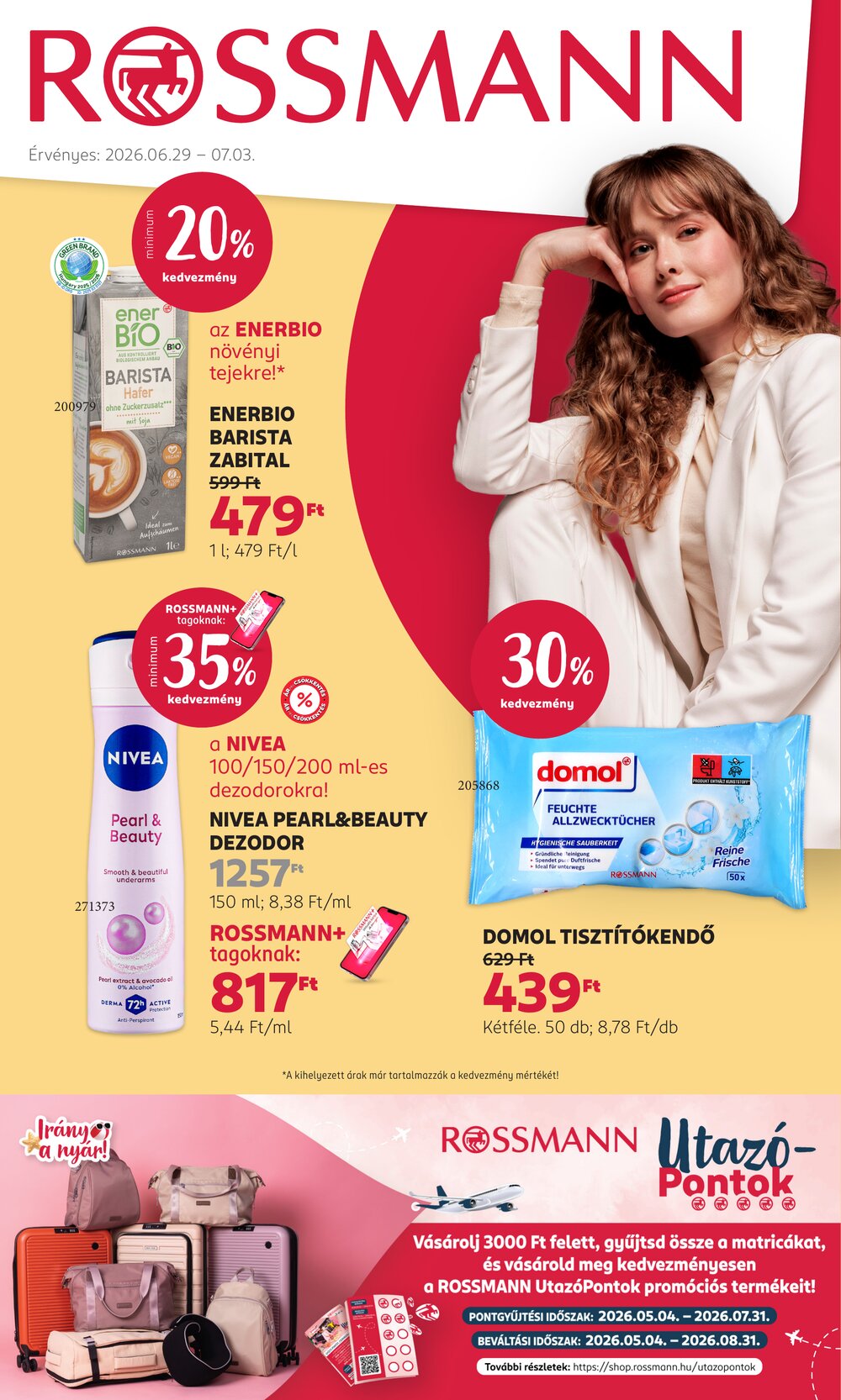 Rossmann akciós újság 2026.06.29-től - 1. oldal.