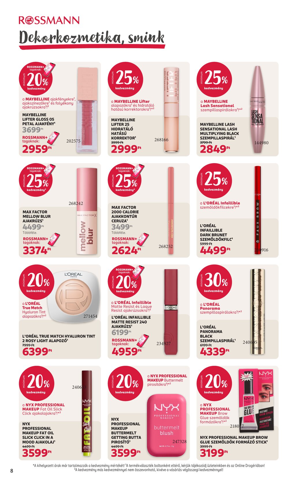 Rossmann akciós újság 2026.06.29-től - 10. oldal.