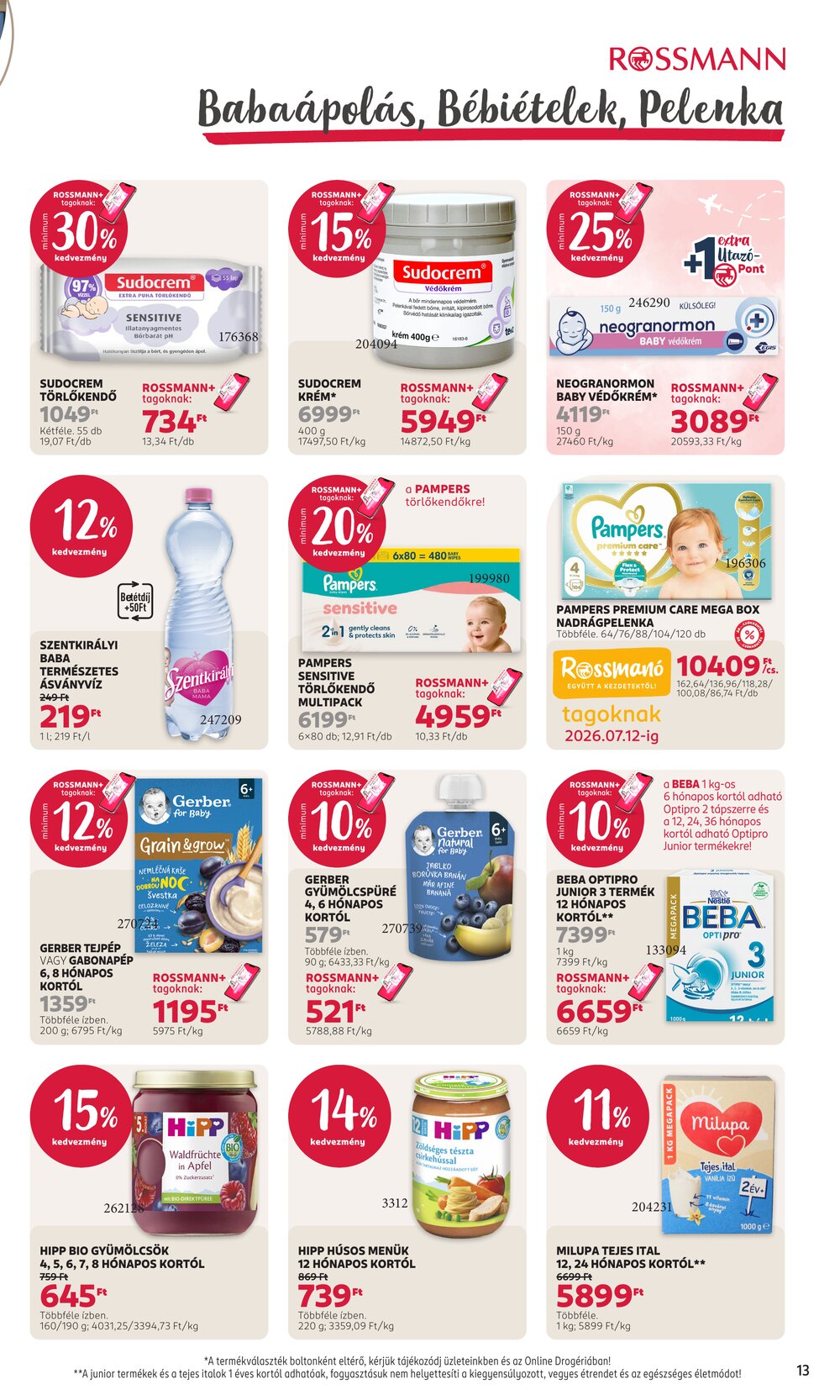 Rossmann akciós újság 2026.06.29-től - 15. oldal.