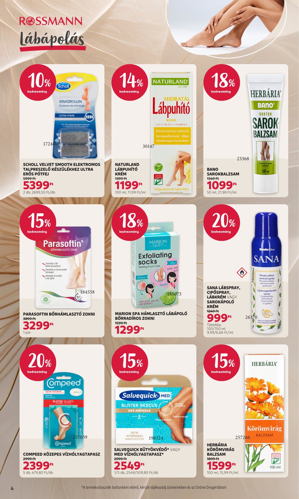 Rossmann akciós újság 2026.06.29-től - 4. oldal.