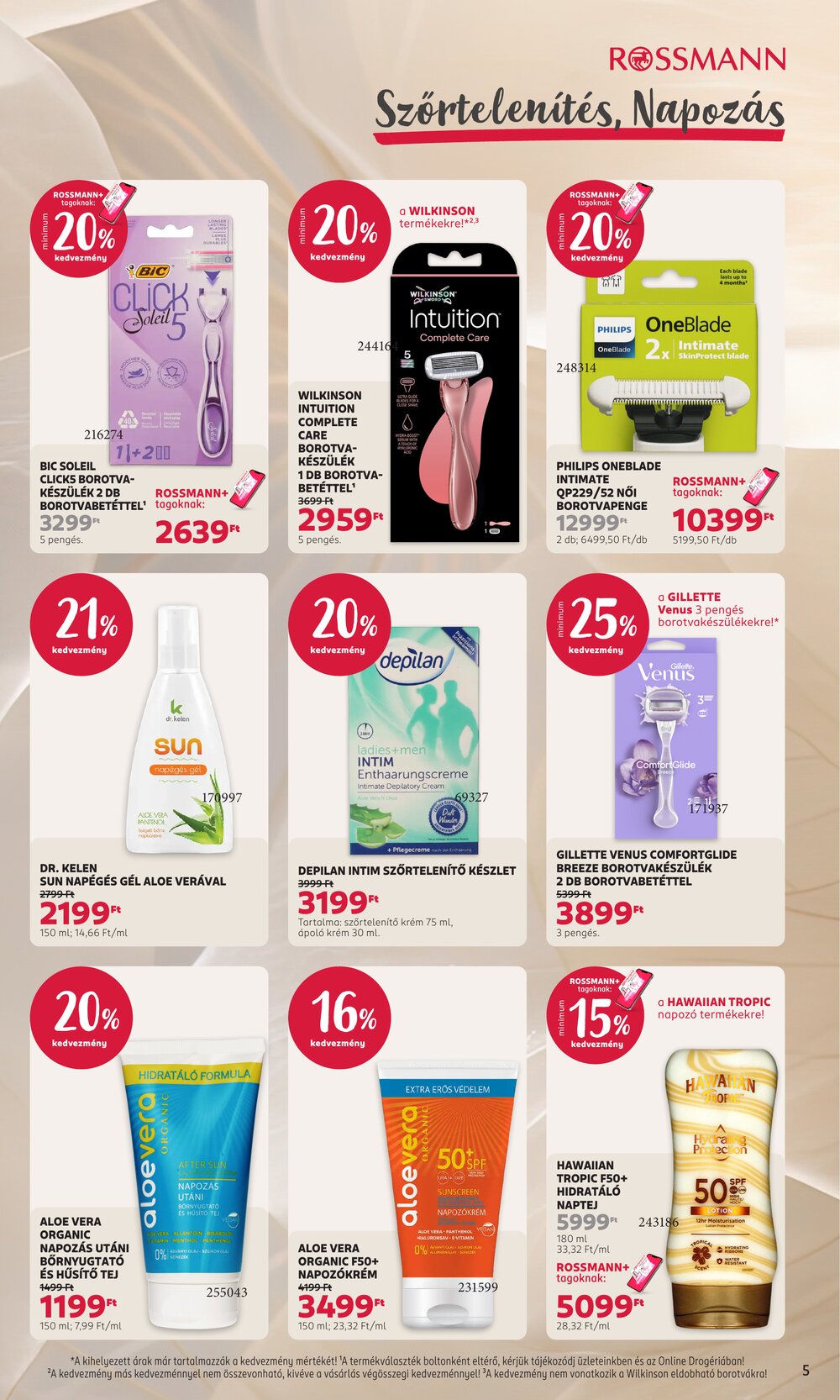 Rossmann akciós újság 2026.06.29-től - 5. oldal.